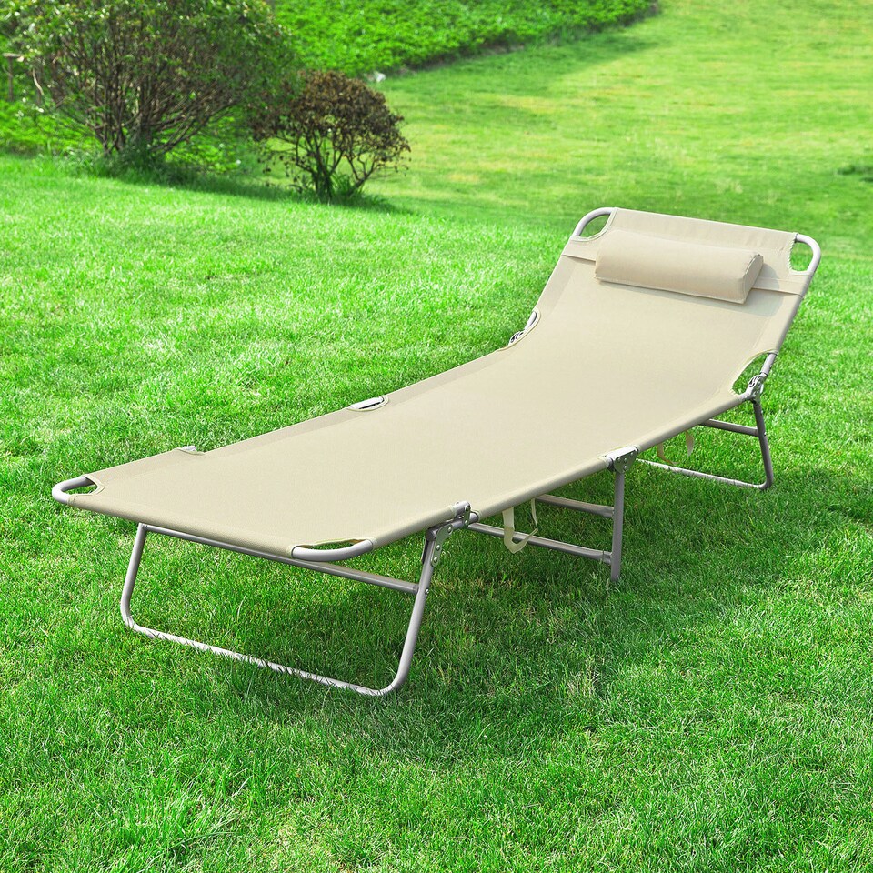 image 1 of SoBuy OGS35-MI,Sun Lounger Reclining Folding Chair For Outdoor Garden