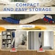 image 5 of AIYAPLAY Kids Slide for Bed, Sofa, Easy to Assemble, Blue