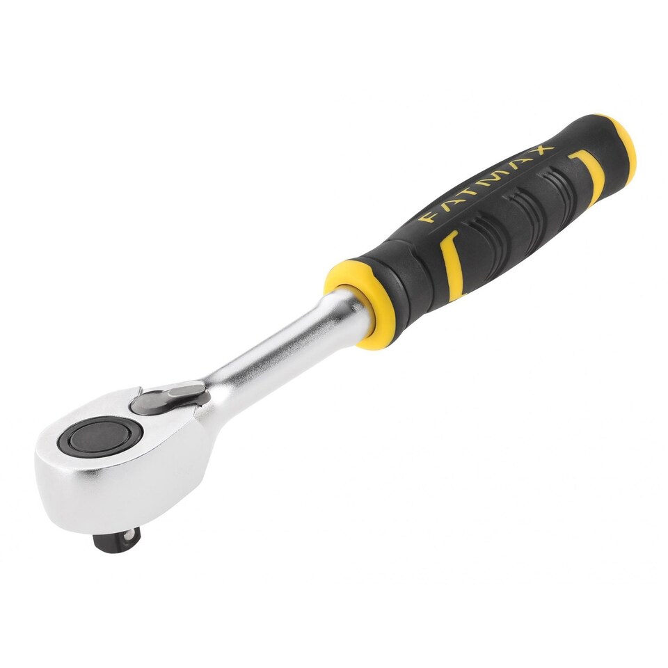 image 1 of Stanley Hand Tools Fatmax Fine Ratchet Handle 1/2in Drive | Multi | Multi Colour | One Size | 1