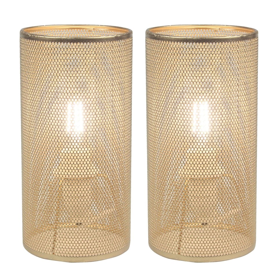 image 1 of Set of 2 Troy - Gold Table Lamps | Gold | Medium | 2