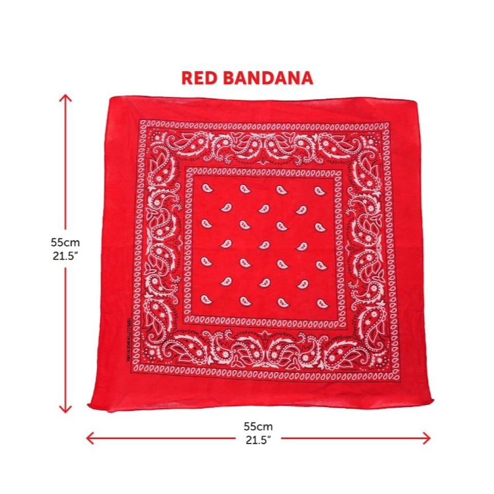 image 1 of Western Cowboy Set - Brown Hat, Red Bandana & Plastic Gun | Multi | One Size