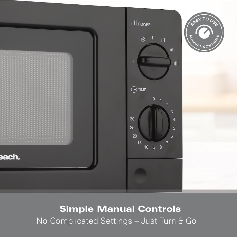 image 1 of Hamilton Beach 20L Standard Black Microwave