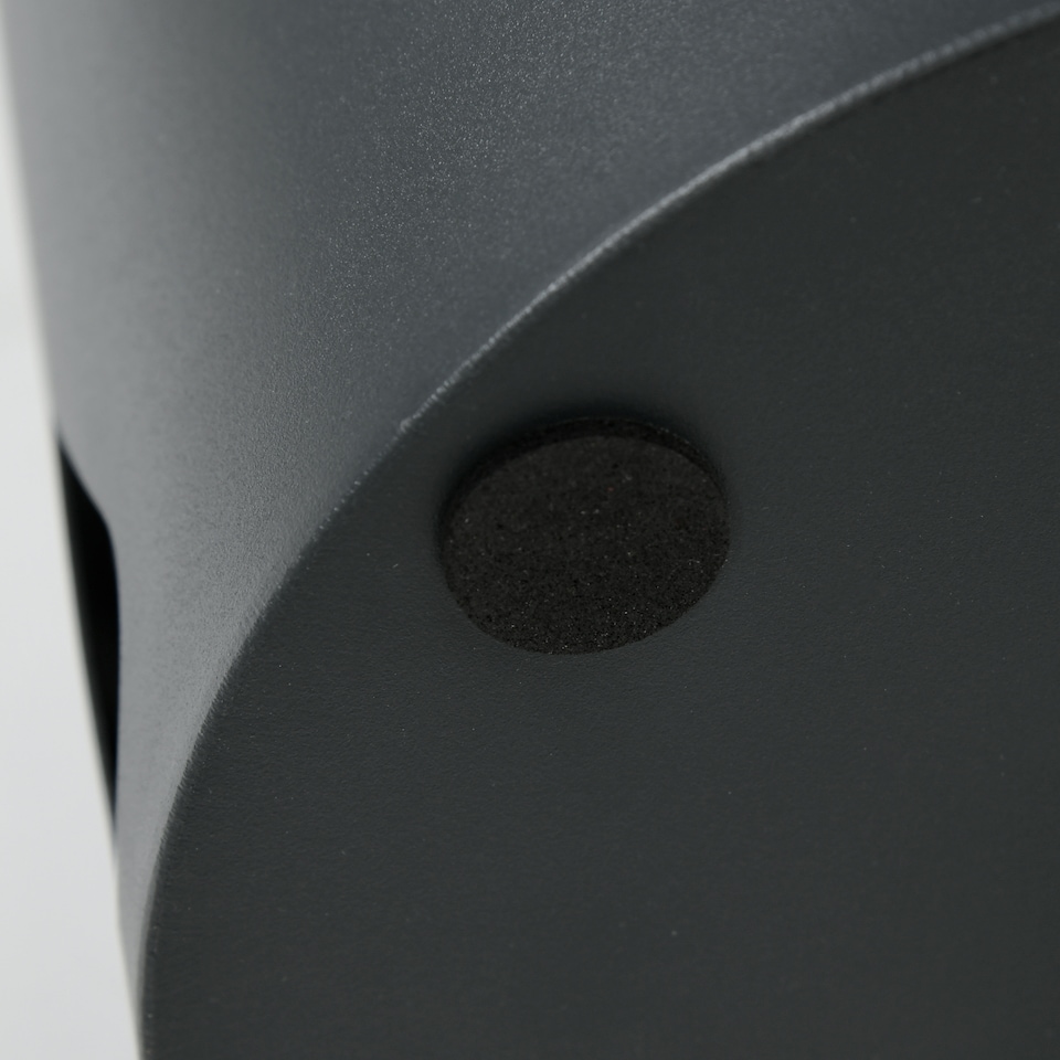 image 1 of HOMCOM Steel Umbrella Stand, Round Umbrella Holder with 4 Hooks and Removable Drip Tray, Hollowed Umbrella Basket for Hallway, Dark Grey