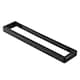 image 2 of House of Home Wall Mounted Black Towel Holder 20cm Rectangle Rail
