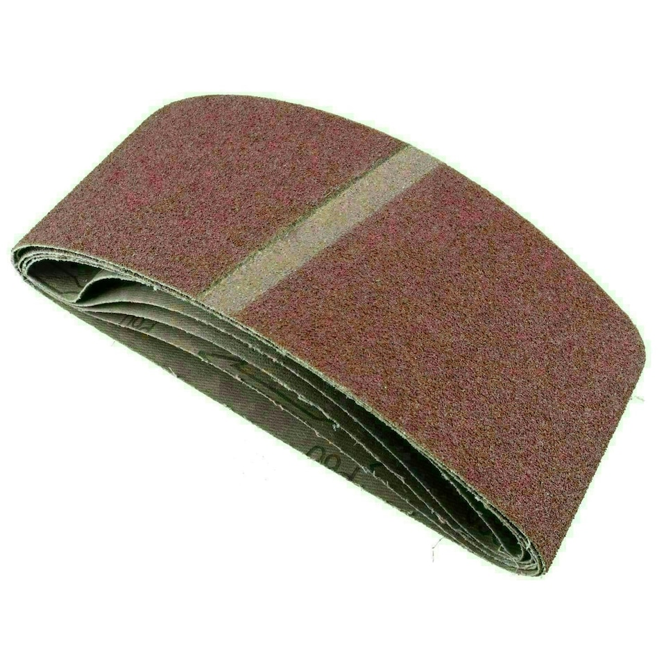 image 1 of 457mm x 75mm 60 Grit Medium Sander Grinder Sanding Belts Abrasive Discs 50pk