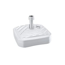 Square Garden Umbrella Stand Holder | White | 1