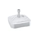 image 1 of Square Garden Umbrella Stand Holder | White | 1