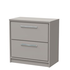 Balterley Framed Design Floor Standing 2 Drawer Vanity with Worktop | Grey | Pebble Grey | 818 x 805 x 460mm