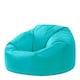 image 1 of icon Classic Indoor Outdoor Bean Bag Aqua Blue Bean Bag Chair Blue | Blue