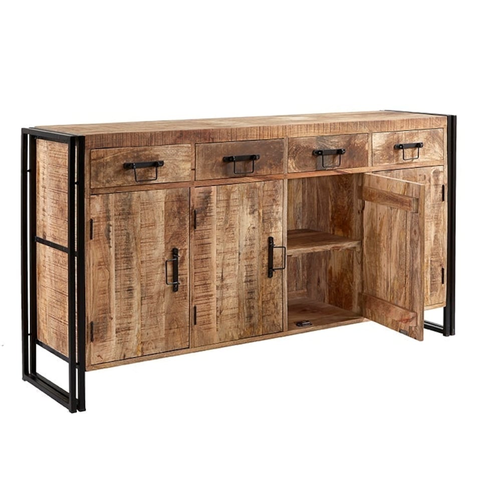 image 1 of Cosmo Extra Large Sideboard - Solid Mango Wood - L43 x W170 x H90 cm Brown