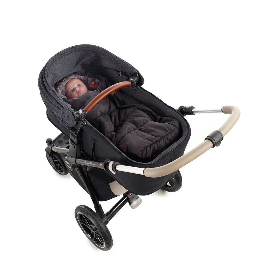 image 1 of Jane Evolute Universal Footmuff for Carrycots, Infant Car Seats, and Pushchairs Pink | Pale