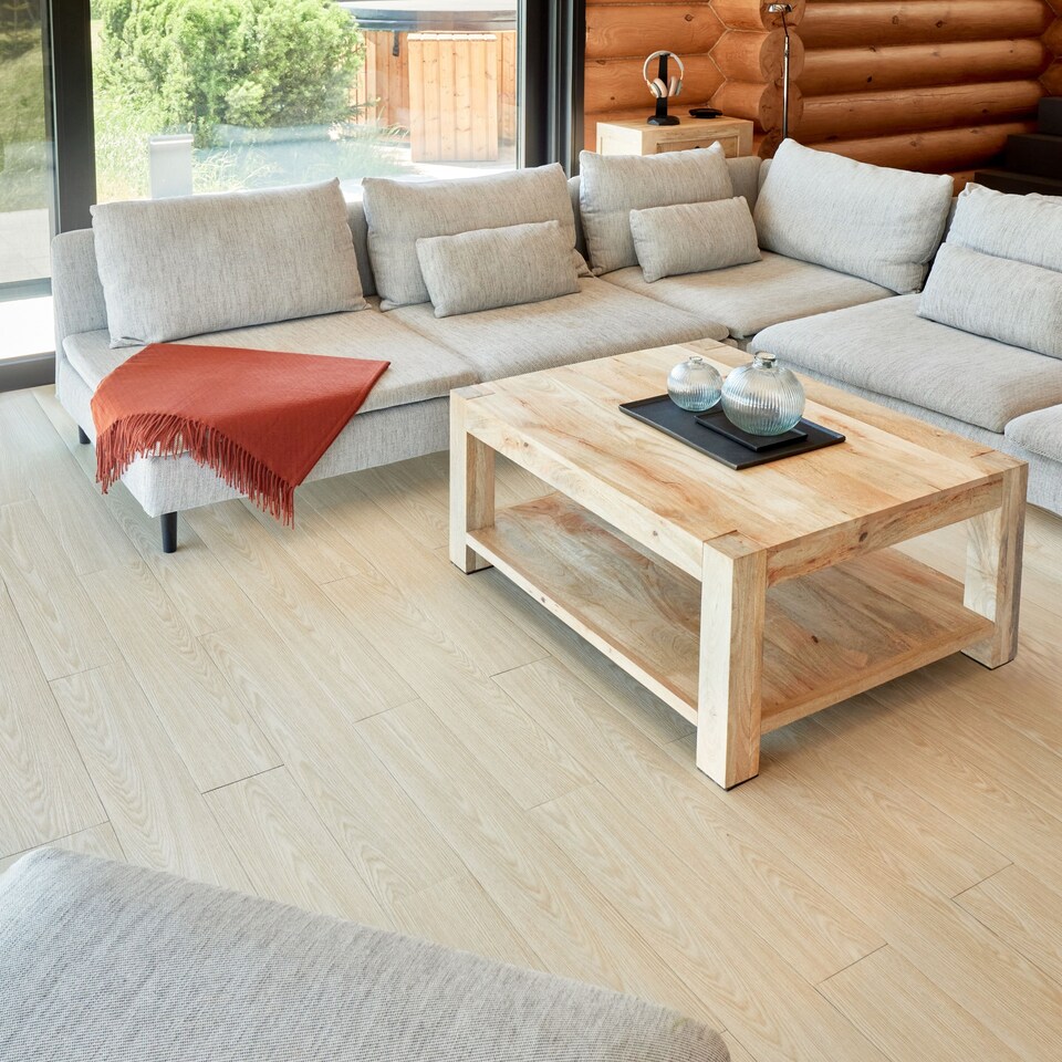image 1 of NOVECRAFTO Self Adhesive Vinyl Floor Planks – Peel & Stick Flooring – Natural Oak Wood Effect – Easy DIY Installation – Durable & Waterproof Tiles | Brown | 4.17 sqm