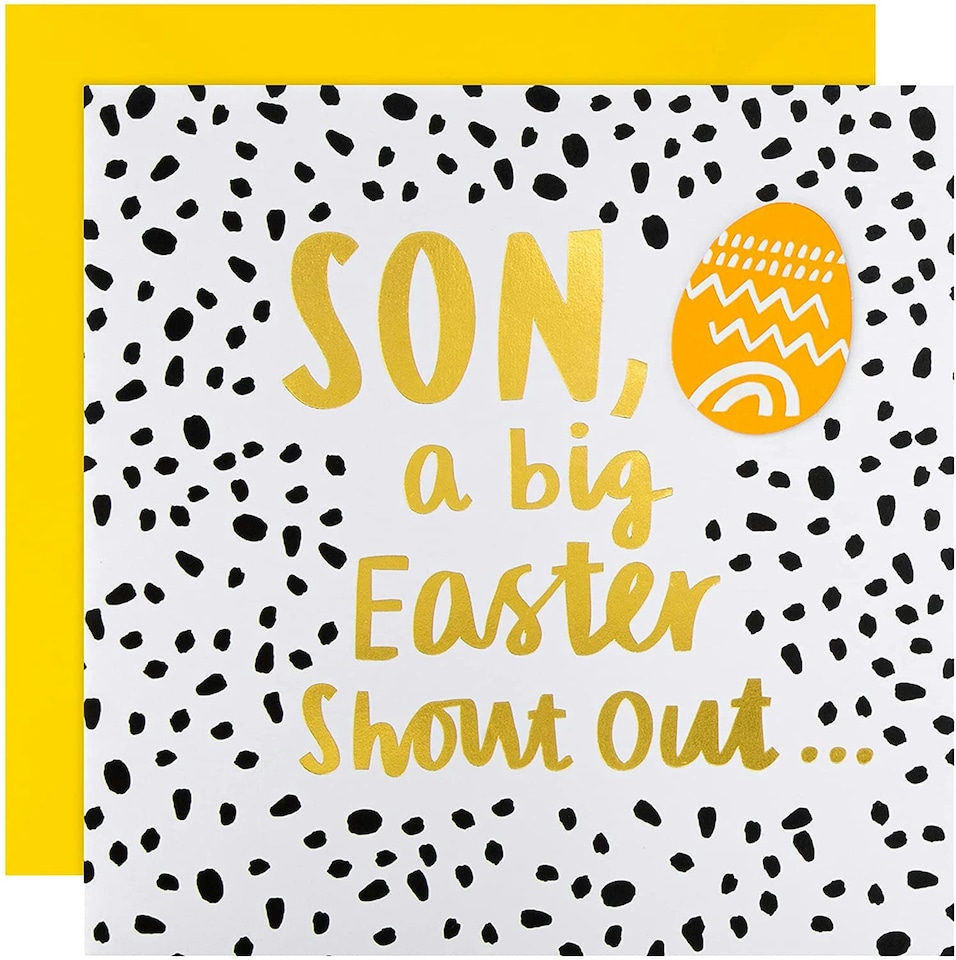 image 1 of Big Shout Out Design Son Easter Card