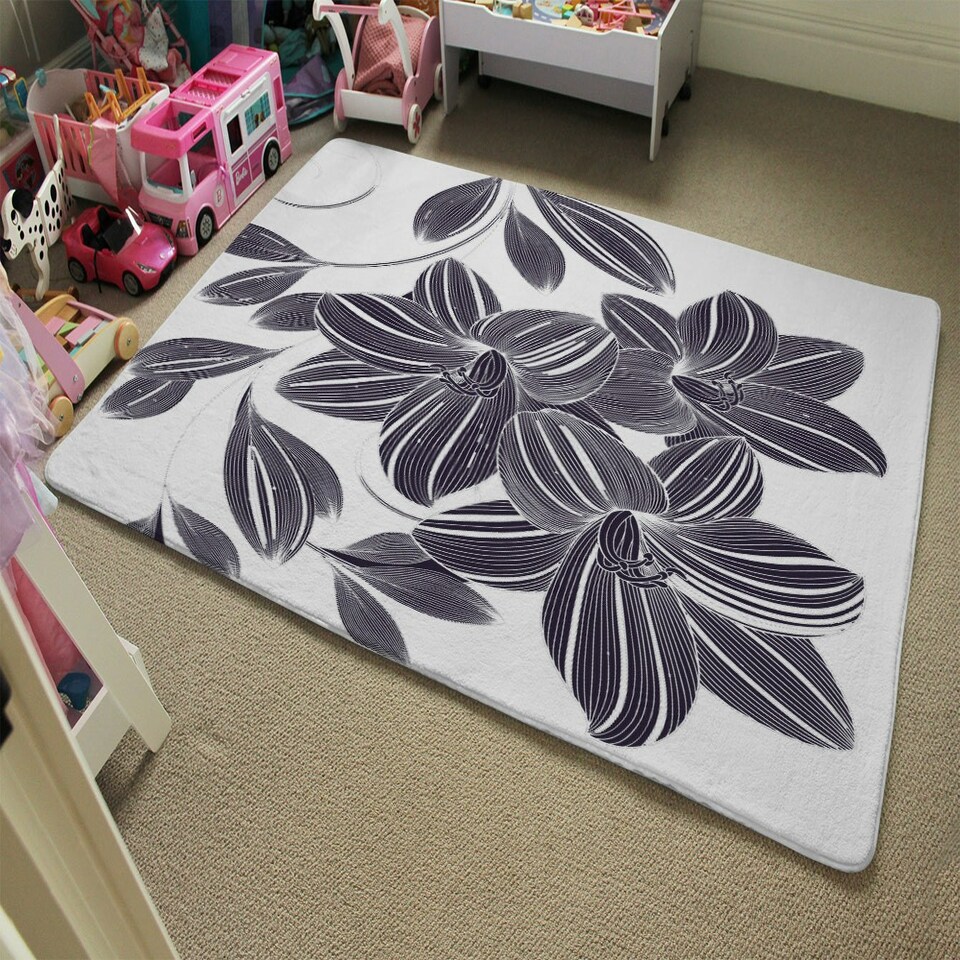 image 1 of Orchids (Rug) Multi | Medium: 80x150cm