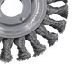 image 4 of Flat Twist Knot Wire Wheel Brush 115mm 22.2 Bore Deburring Angle Grinder TE579