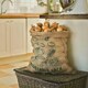 image 2 of True Products Natural Jute Hessian Potato Sack Vegetable Storage Bags - Pack of 5 Brown | Green