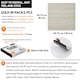 image 4 of NOVECRAFTO Vinyl Floor Tile – Self Adhesive 18x18 in – Travertine Dune – Peel & Stick for Kitchen, Bathroom & Living Room – Waterproof & Easy DIY Brown | 4.18 sqm