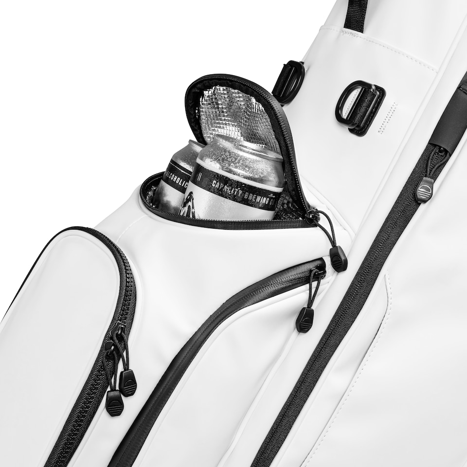 image 1 of Ryder S-Class Golf Bag - White