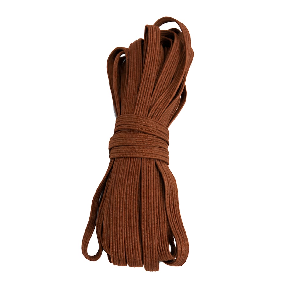 image 1 of 5mm Flat Elastic Band, Soft Durable & Stretchable Material - 25M
