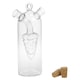 image 7 of 2 In 1 Glass Olive Oil And Vinegar Cruet Dispenser Bottle Dual Chamber