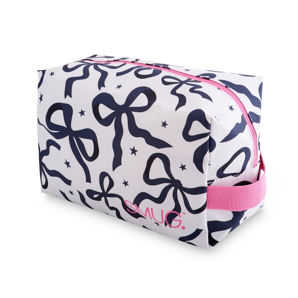 image 1 of SMUG Wash Bag - Bows Print