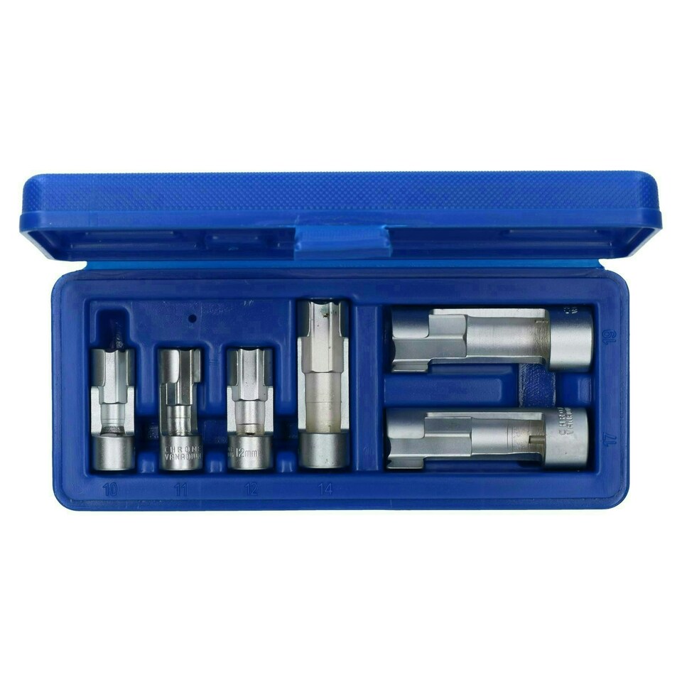 image 1 of ABS Diesel Injection Injector Pipes Difficult Access Sockets 10mm - 19mm 6pc