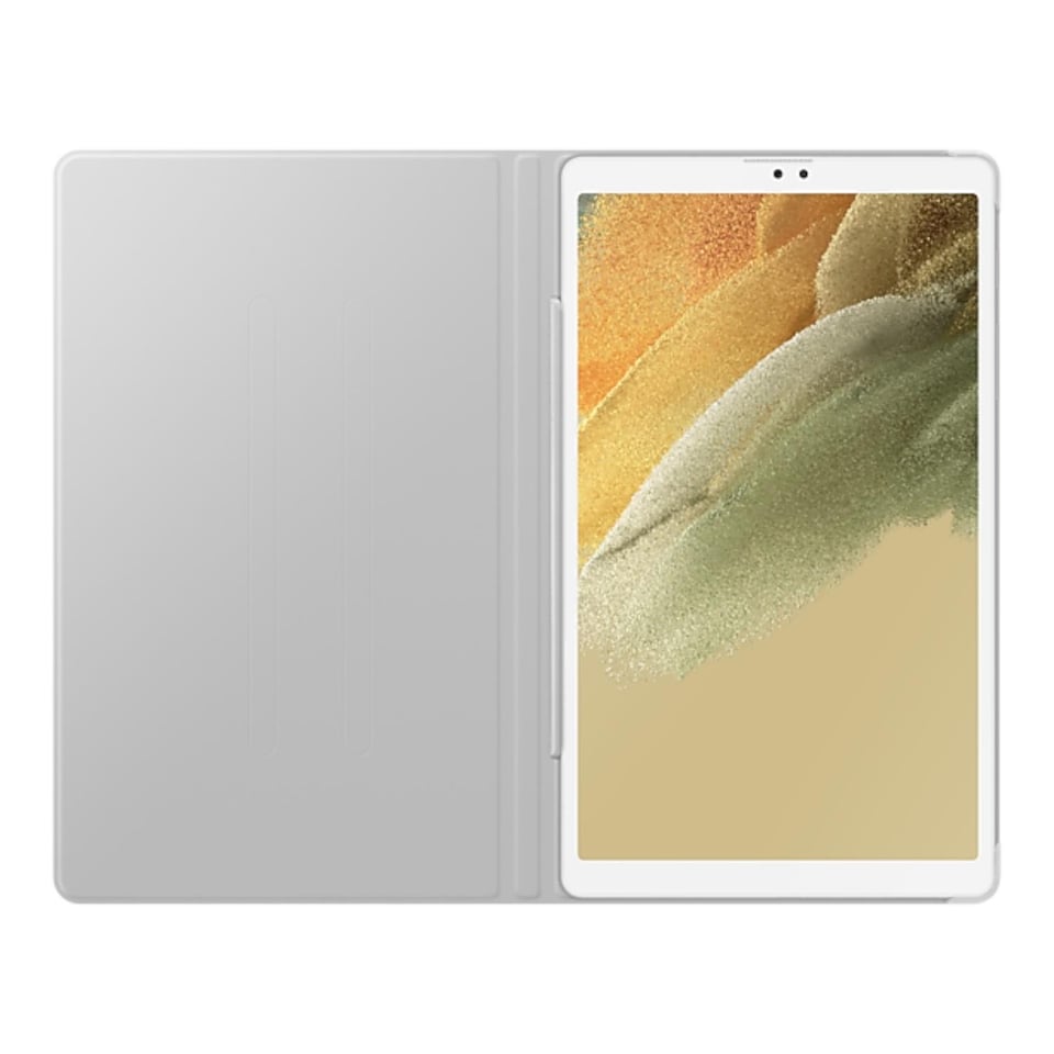image 1 of Samsung Galaxy Tab A7 Lite Book Cover Silver - EF-BT220PSEGWW