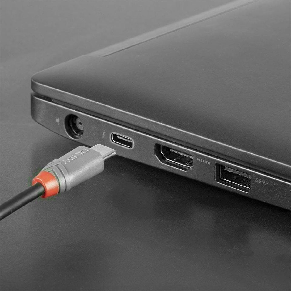 image 1 of 0.5m USB 2.0 Type C to B Cable, Anthra Line