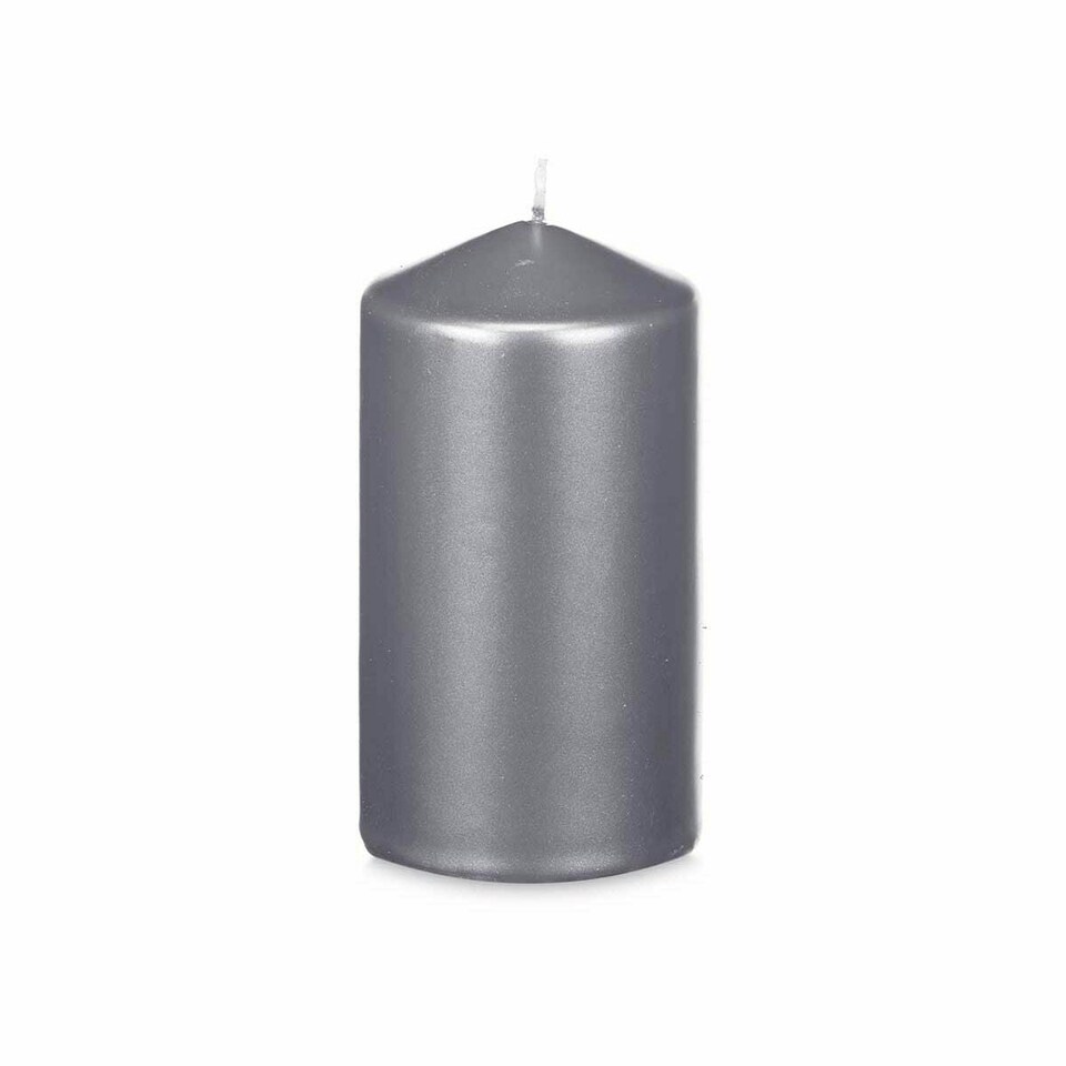 image 1 of Candle Acorde 92537 Silver 7 x 13 x 7 cm (24 Units) N/A