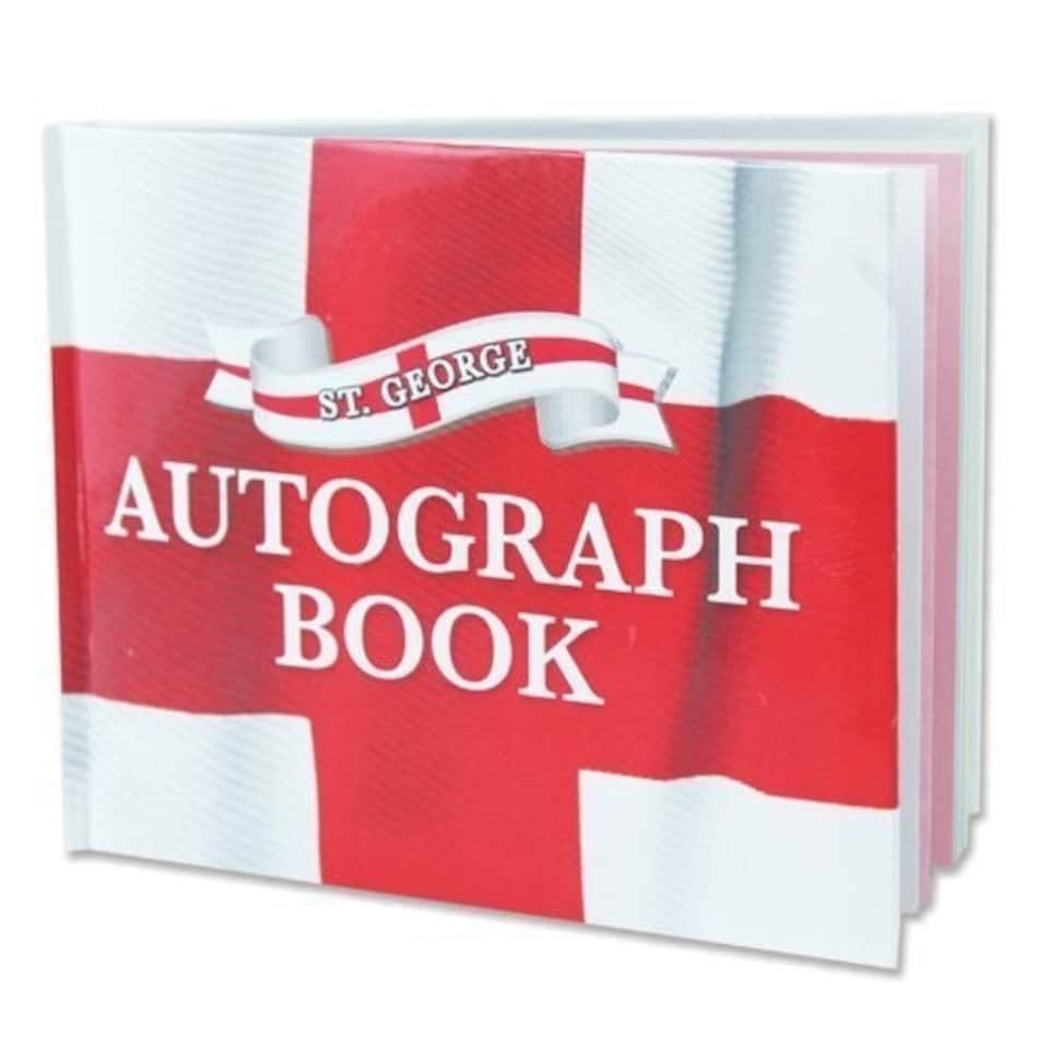 image 1 of St George's England Design Autograph Book