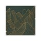 image 1 of Golden mountain line art Designer Splash Back | White