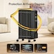 image 4 of VonHaus Oil Filled Radiator 9 Fin Portable Electric Heater