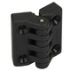 image 2 of 2 Pack Black Polyamide Hinge Reinforced Plastic 39x39mm Italian Made Industrial Black