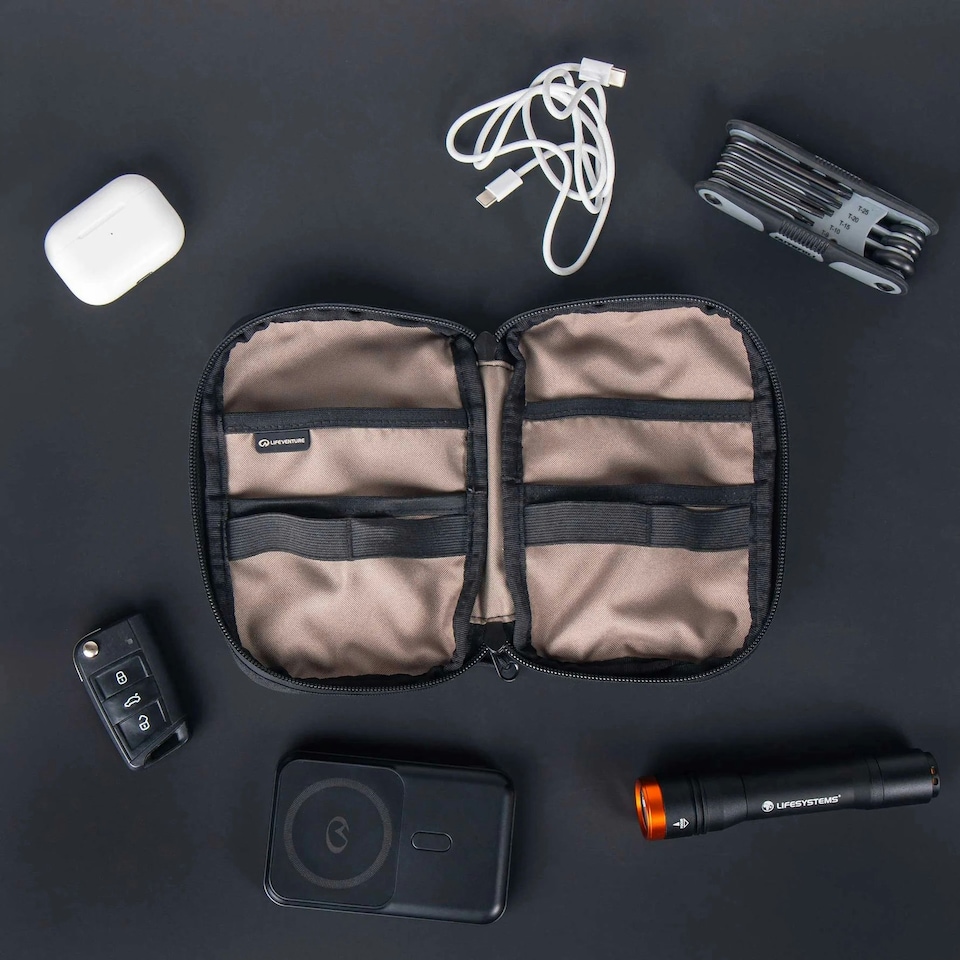 image 1 of Lifeventure X-Pac Travel Zip Gear Pouch | Black
