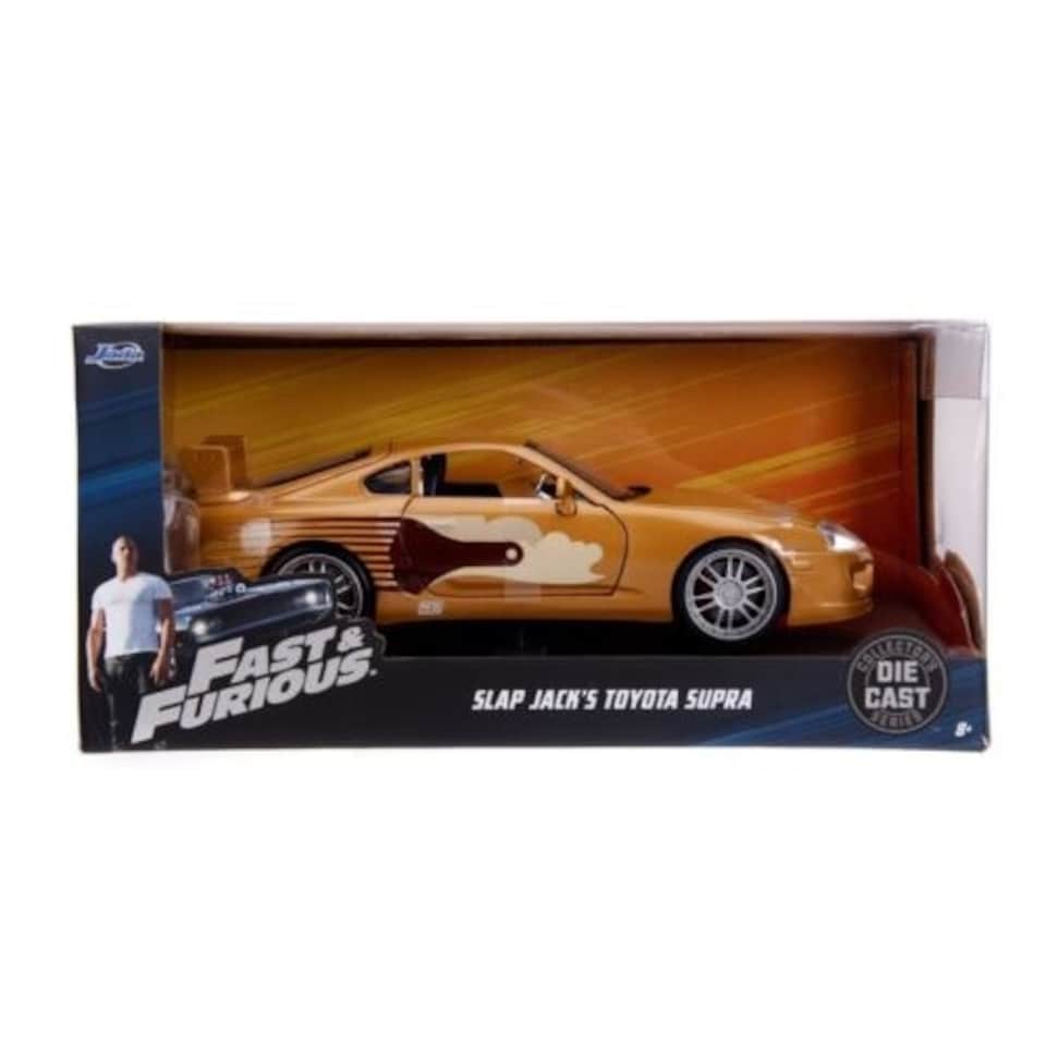 image 1 of Fast and Furious 1995 Toyota Supra Slap Jack Gold Jada 99540 Scale 1:24