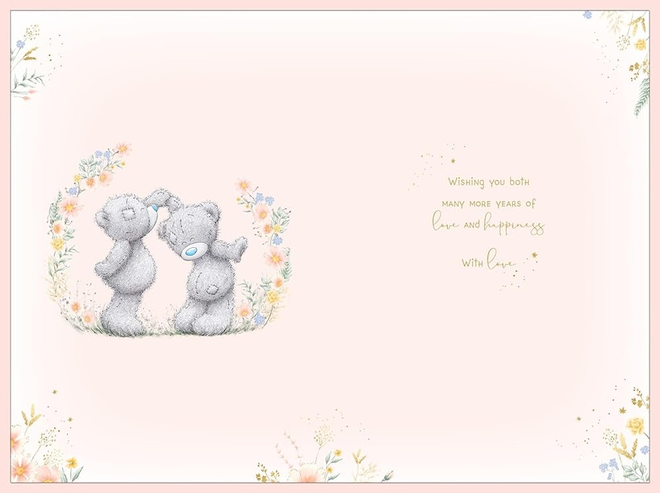 image 1 of Bears Hugging Special Couple Anniversary Card