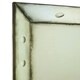 image 2 of Interiors by Premier Large Bubble Effect Wall Mirror, Rectangular Hammered Frame Antique Glass Mirror, Bevelled Edge Wall Mirror Green