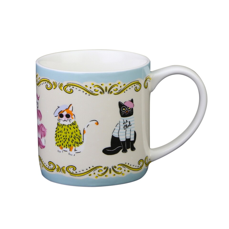 image 1 of Ulster Weavers Cool Cats Mug - New Bone China Multi