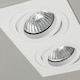 image 5 of BHS Faina 2 Light Adjustable Double Recessed Spotlight | White | White | 1