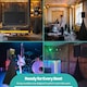 image 10 of Single-Sided Stretch Tripod Speaker DJ Stand Cover - Pack of 1