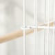 image 9 of PawHut Large Bird Cage Budgie Cage for Finch Canaries Parrot with Stand White