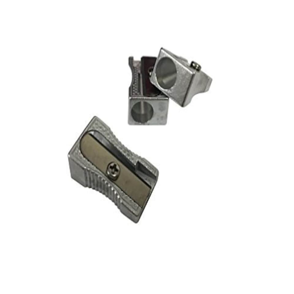 image 1 of Pack of 24 Single Hole Metal Pencil Sharpeners