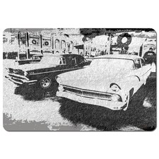 Cool cars satin silver (Placemat)