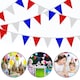 image 4 of Red Blue White Bunting 40m - 80 Flags Pennant Multi