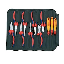 KNIPEX Pliers & Screwdriver Set In Toolbag 11 Piece