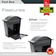 image 2 of Burg-Wachter Classic Wall Mounted Galvanised Steel Lockable Weatherproof Post Box - 36x37x13cm N/A | Anthracite