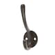 image 1 of Hammer & Tongs Hat & Coat Hook - W25mm x H80mm - Black