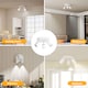 image 8 of EMITTO 3-Way Spotlight Ceiling Light Adjustable GU10 Modern White Round Base