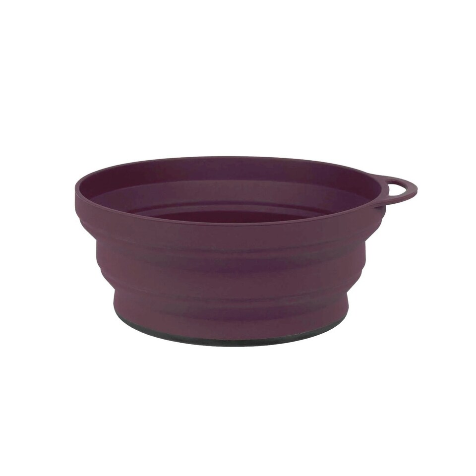 image 1 of Lifeventure Ellipse Silicone Collapsible Bowl - Purple