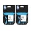 2x HP 302 Black Original Ink Cartridges - Selected